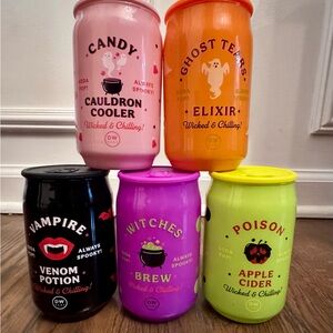 DW Home Halloween Themed Soda Can Candle Set